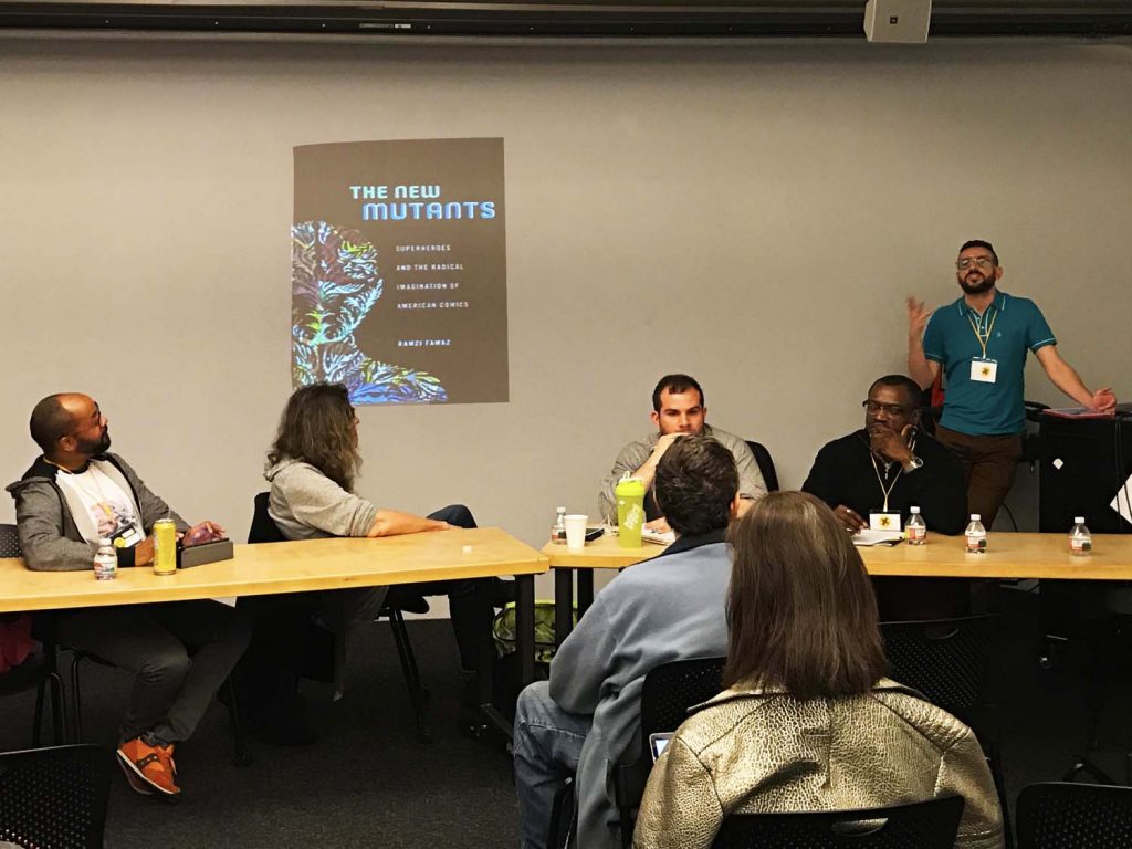 Queer About Comics: Working at the Intersection of Queer Theory and Comics Studies. andré carrington, Susan Stryker, Anthony Michael D’Agostino, Darieck Scott, Ramzi Fawaz. Q&C 2017, SF