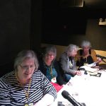 Diana Green, Roberta Gregory, Trina Robbins, Mary Wings. Q&C 2017, SF