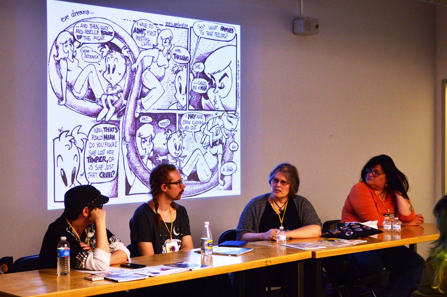 Trans Cartoonists: Navigating the Industry and Comics as Self-Care. Dylan Edwards, Justin Hubbell, Diane Green, Christine Smith. Q&C 2017, SF